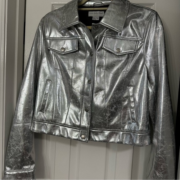 New!! Never Fully Dressed Silver Jacket Size 8 - Picture 2 of 4